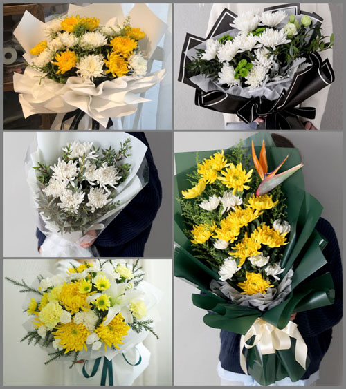 贵州毕节市威宁县龙场镇乐元村白事花束代送